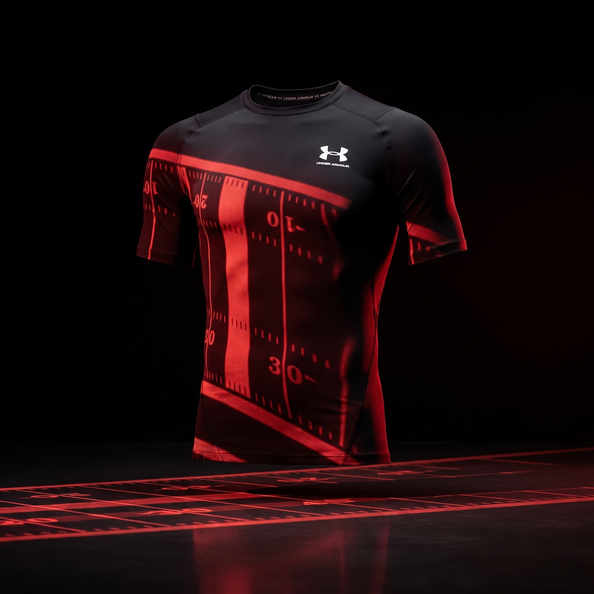 American football clothing and athletic apparel for training and game day