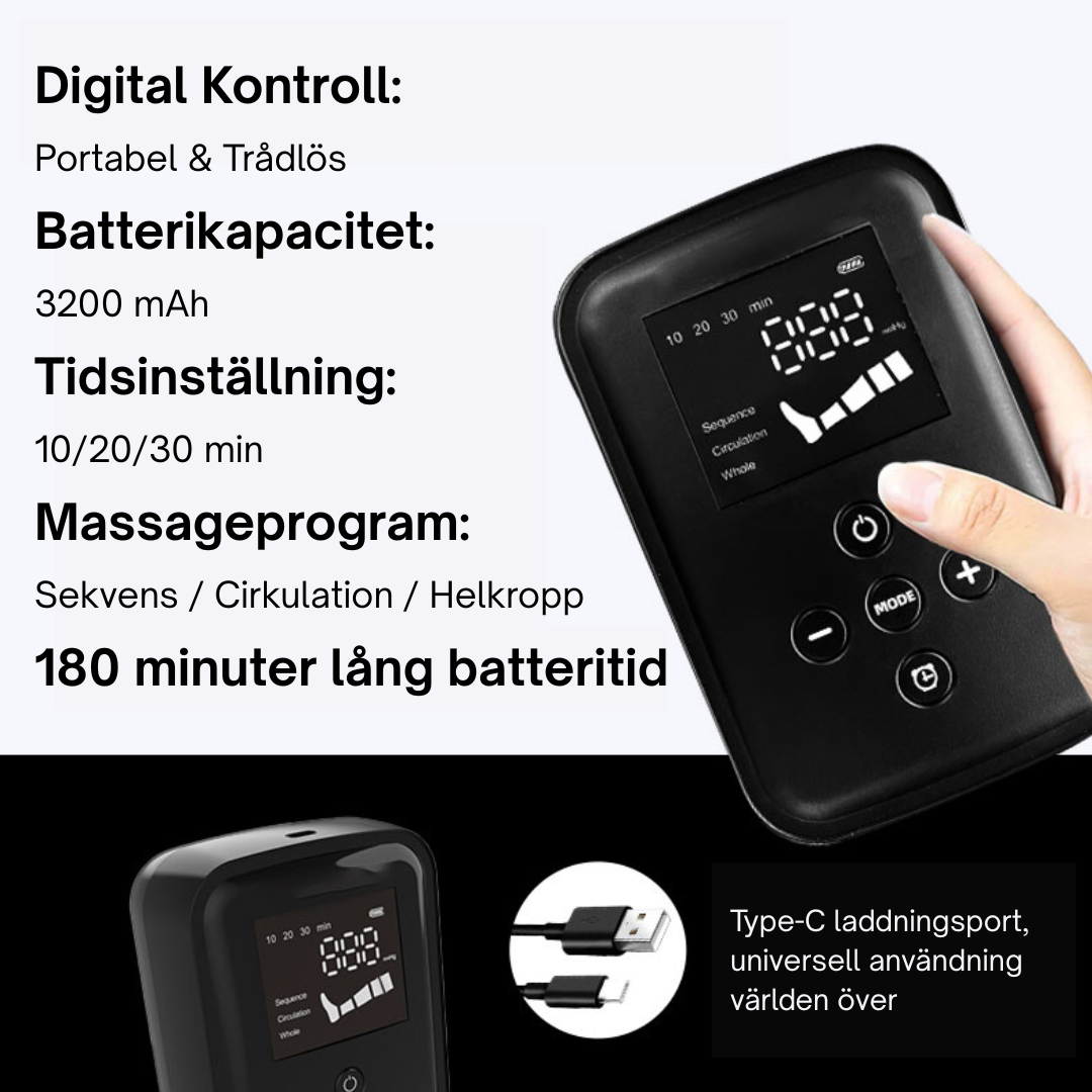 Return to Play Wireless Compression Boots