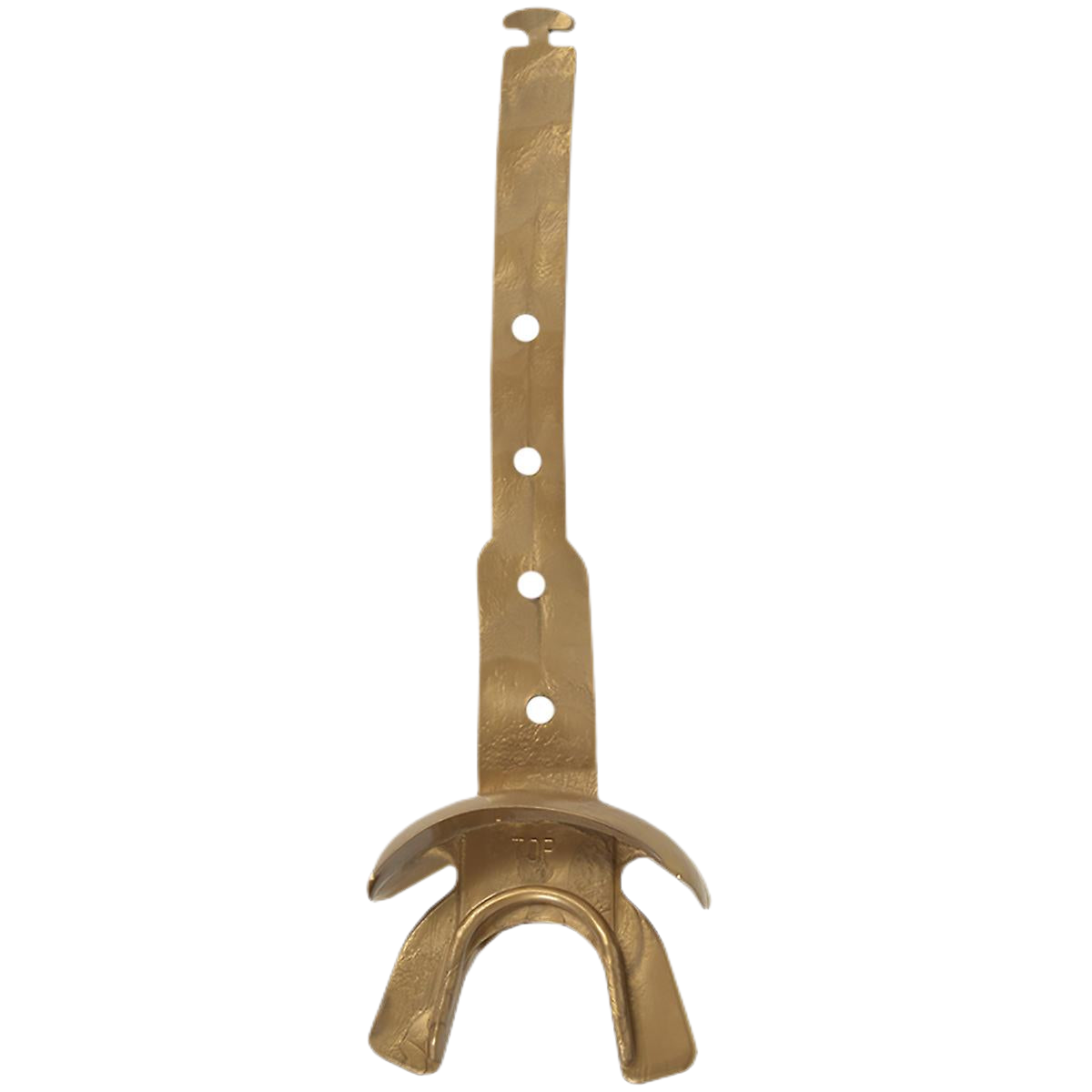 Vettex Doubleguard football mouthguard with adjustable strap and lip protection in brown