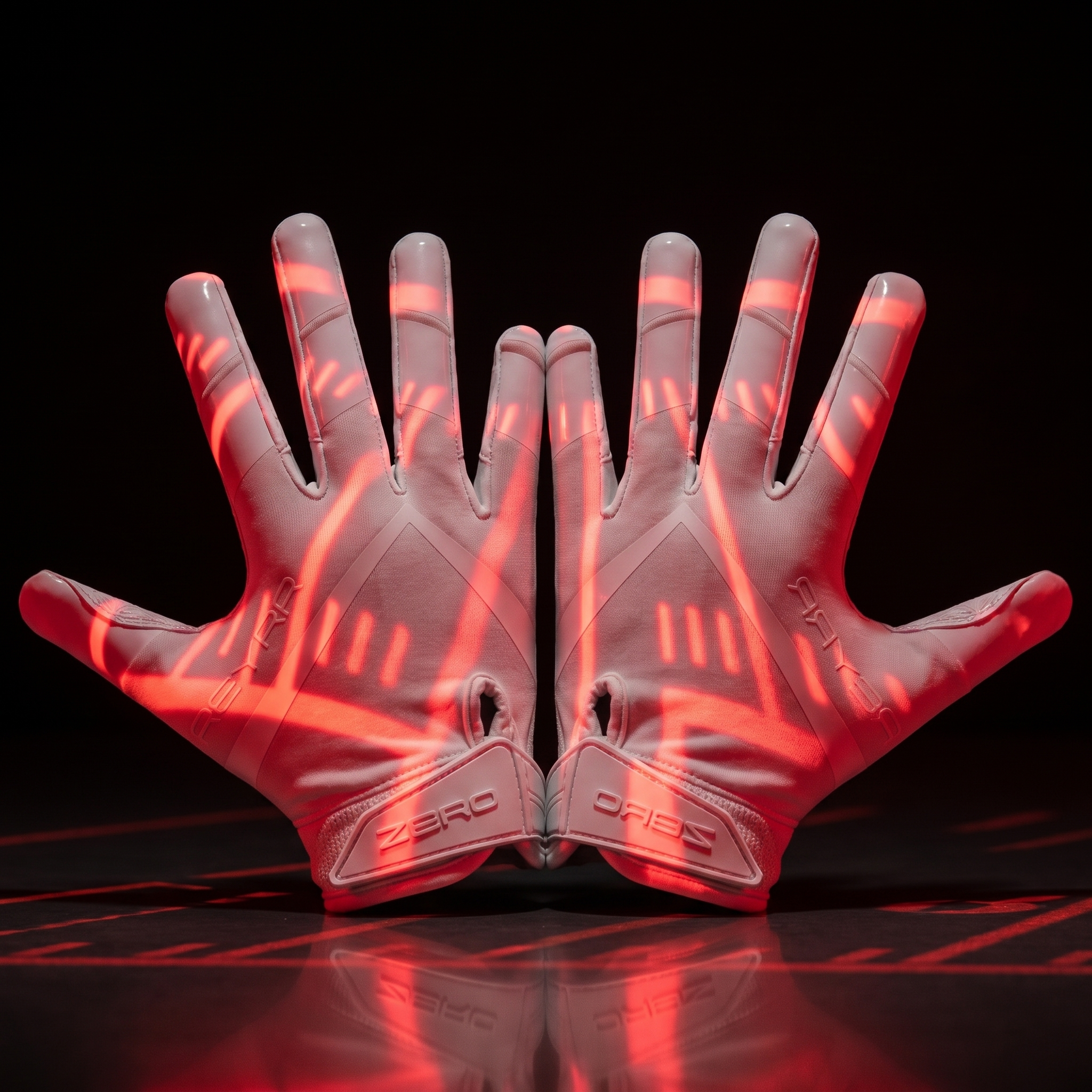 American football receiver and lineman gloves from Nike, Under Armour and Reyrr