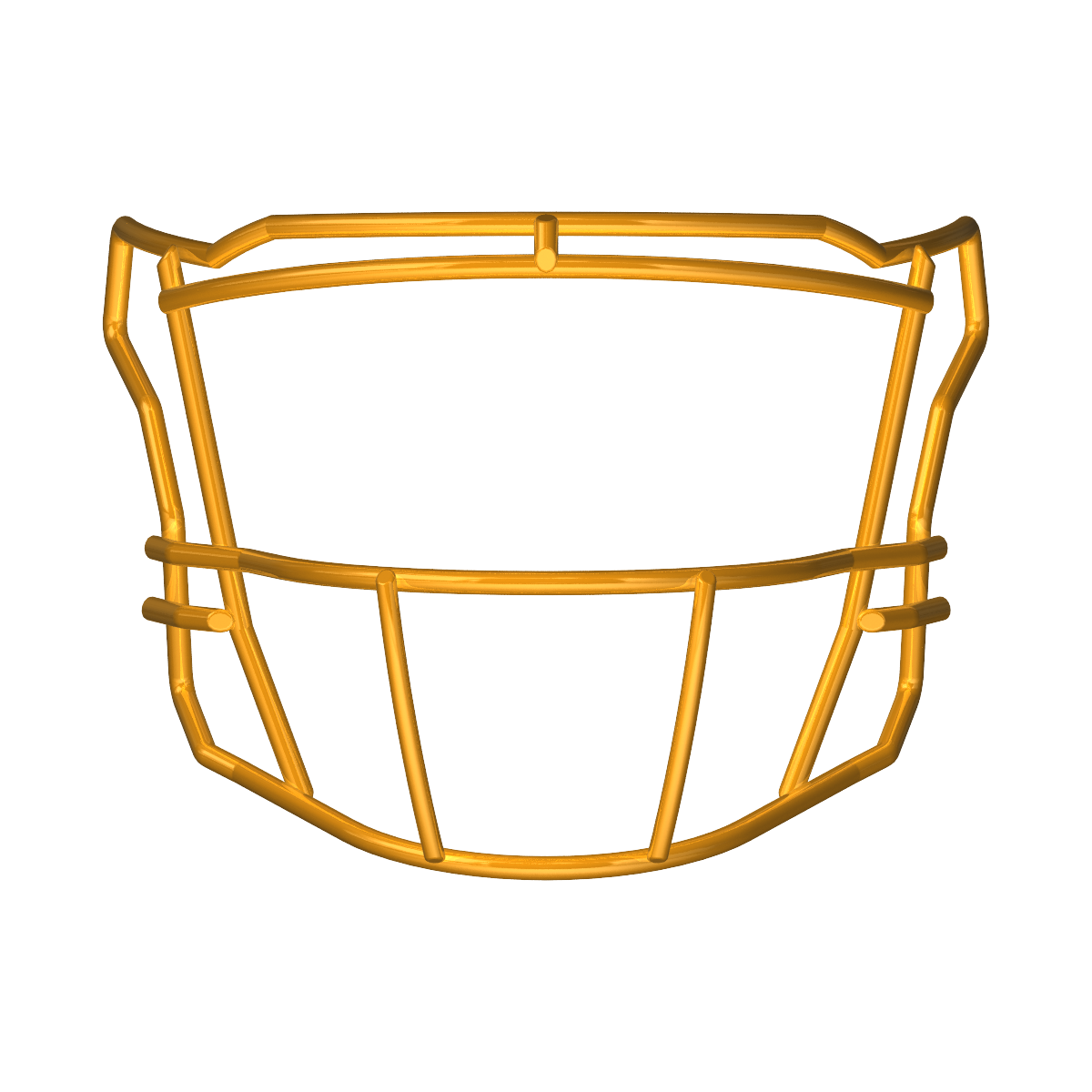 Riddell SF-2BD-SW yellow facemask for SpeedFlex helmets with thin bars and enhanced impact protection