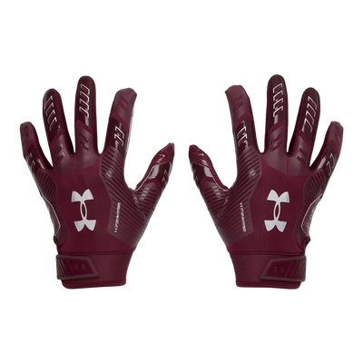 Under Armour F9 Nitro gloves — finger grip pattern close-up
