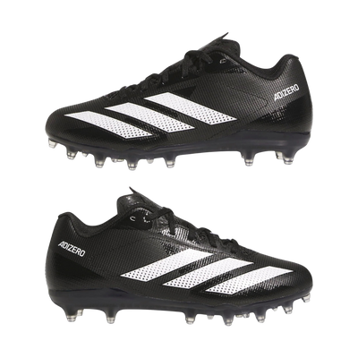 Adidas Adizero Electric 2 Youth cleats, front angled views of the pair