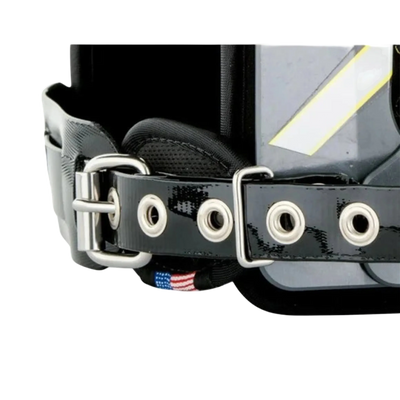 Xtech X2 Super Skill shoulder pads — back view with ventilation