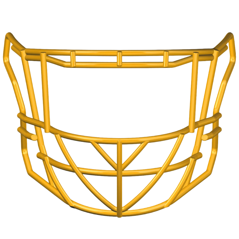 Riddell SF-2EG-TX-HD facemask — angled three-quarter view