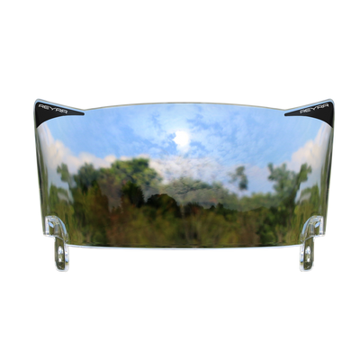 Reyrr VIZU Clear football visor, 90.3% VLT, night and low-light, fits Riddell SpeedFlex and Schutt F7