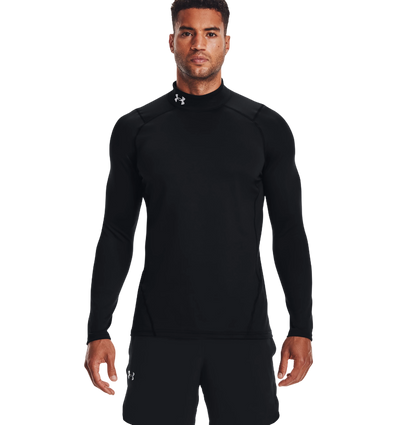 UA Mock Fitted ColdGear — fabric texture close-up