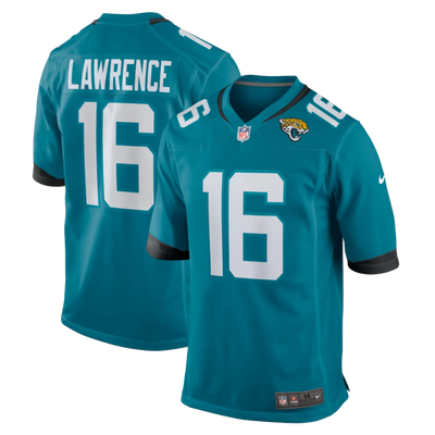 Trevor Lawrence Jaguars Game Jersey on model