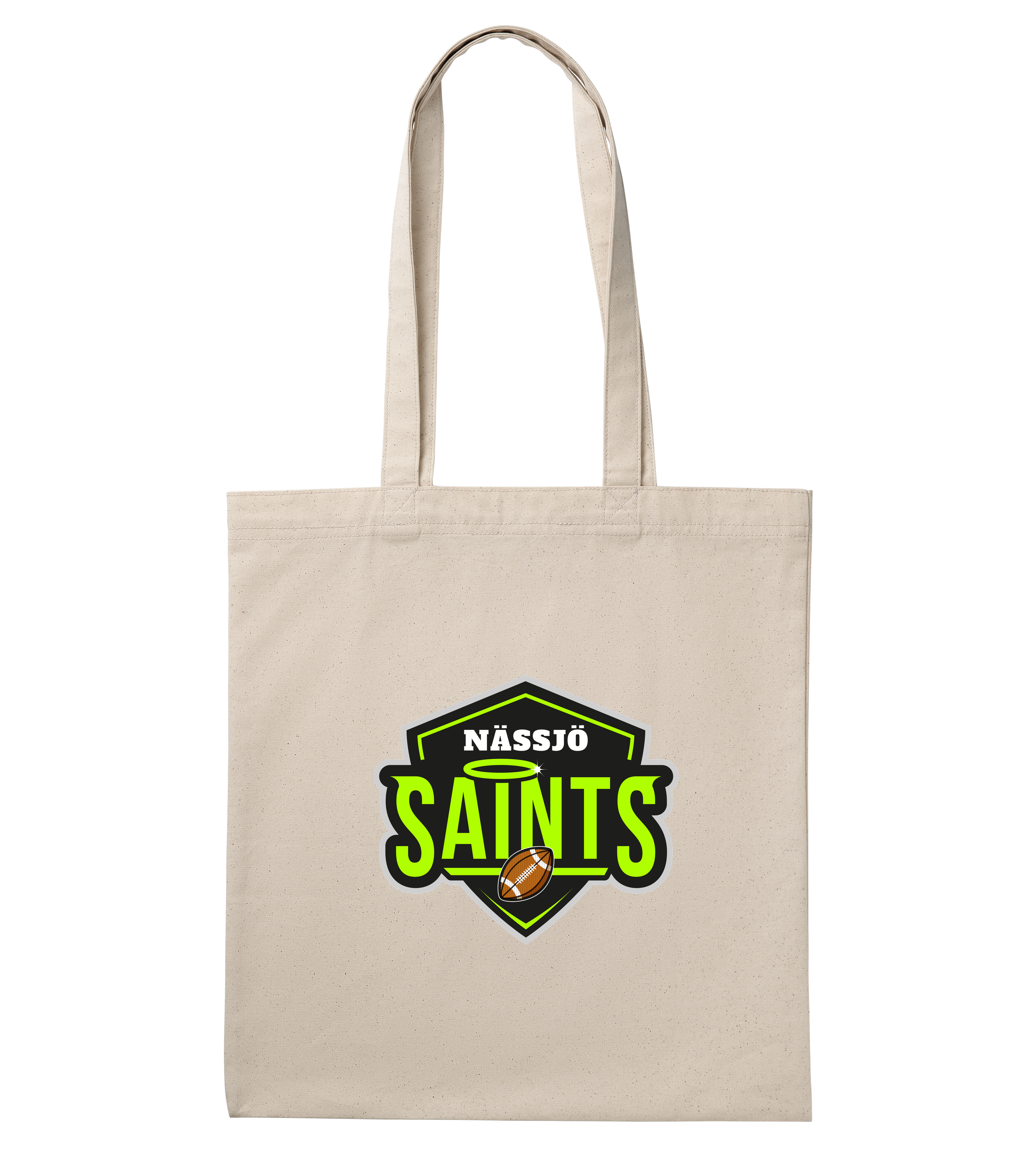 Nässjö Saints Canvas Tote Bag - Premium tote_bag from REYRR STUDIO - Shop now at Reyrr Athletics
