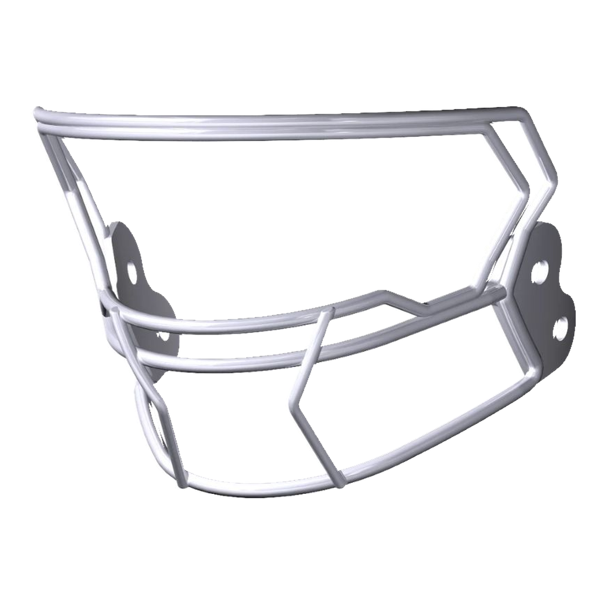 Riddell AXIOM Facemask W-2B-HP-S in White, view 2
