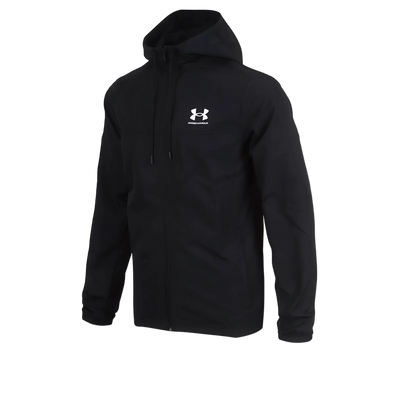 Under Armour UA Rival Woven men's windbreaker, style 1390149, front view