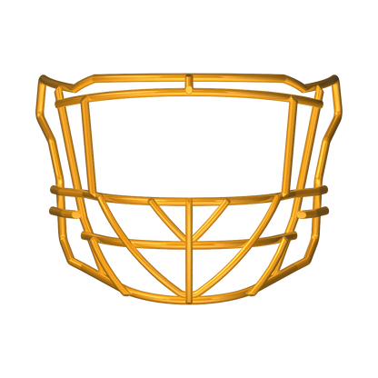 Riddell SF-2EG-TX lightweight tubular steel football face mask compatible with Quick Release technology for linemen and linebackers