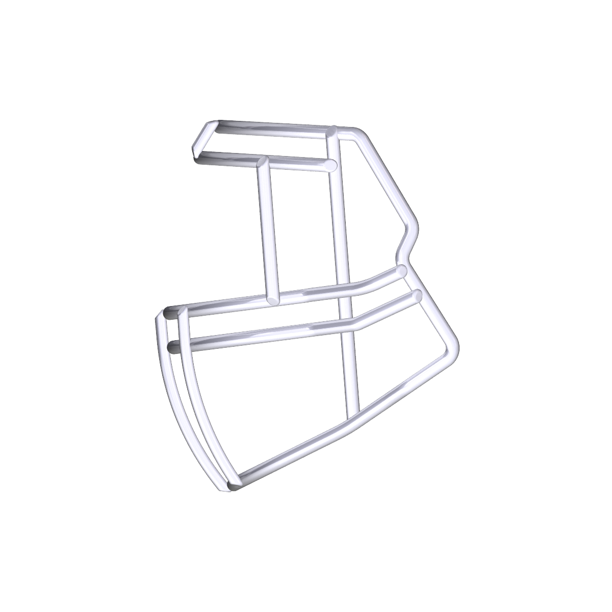 Riddell S2EG-II-HS4 football helmet faceguard guard with solid color design for multiple Riddell helmet models