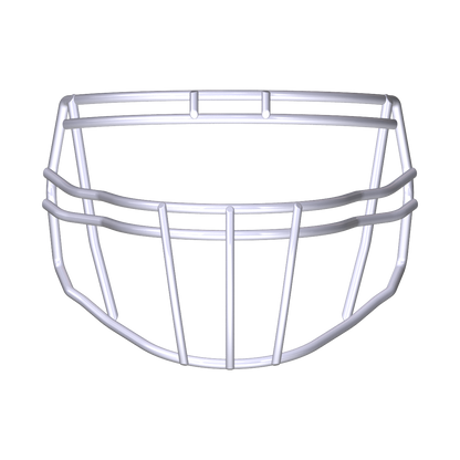 Face mask for Riddell Speed Icon Helmet, suitable for linebacker and lineman, with S-Bar HS4 hardware attached.